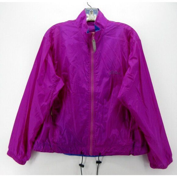 VINTAGE LL Bean Jacket Medium Windbreaker Coat Lightweight 90s Logo - Picture 1 of 14